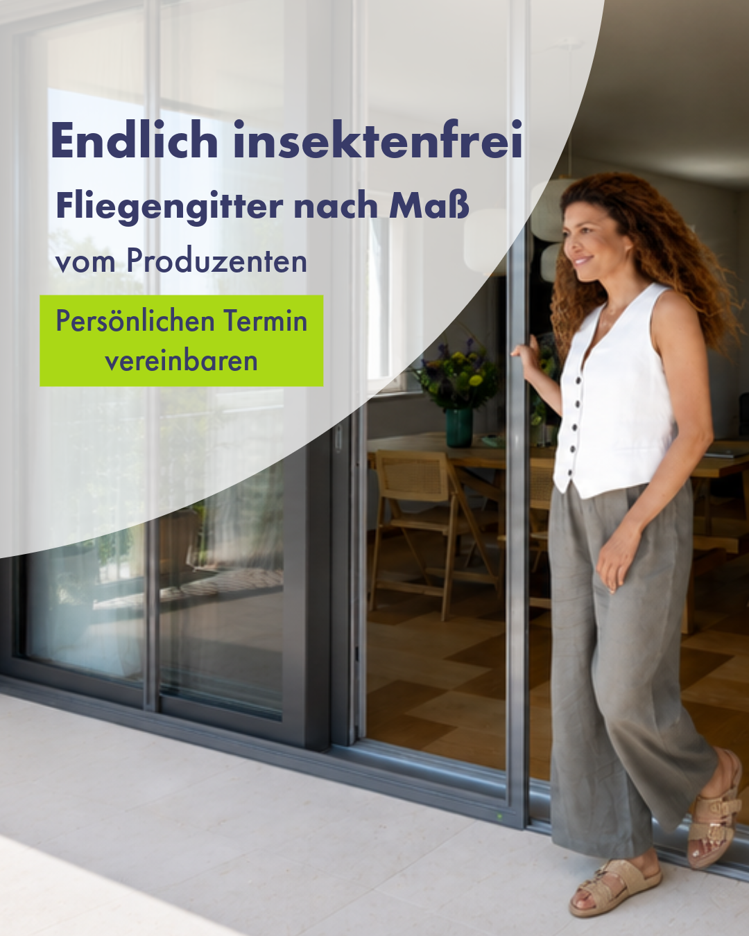 Endlich insektenfrei - mit Fliegengitter Hauck